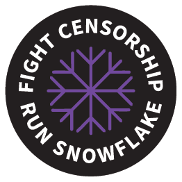Tor Snowflake badge reading fight censorship, run Snowflake